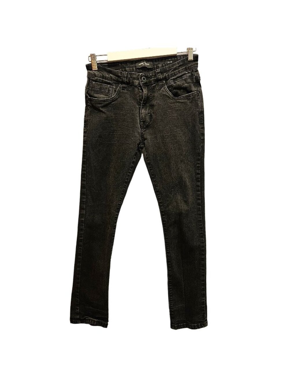 Kenneth Cole Black Jeans Womens 30x30 Slim Fit Denim stretch logo casual hipster